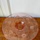 Plate in rosaline - floral patterns