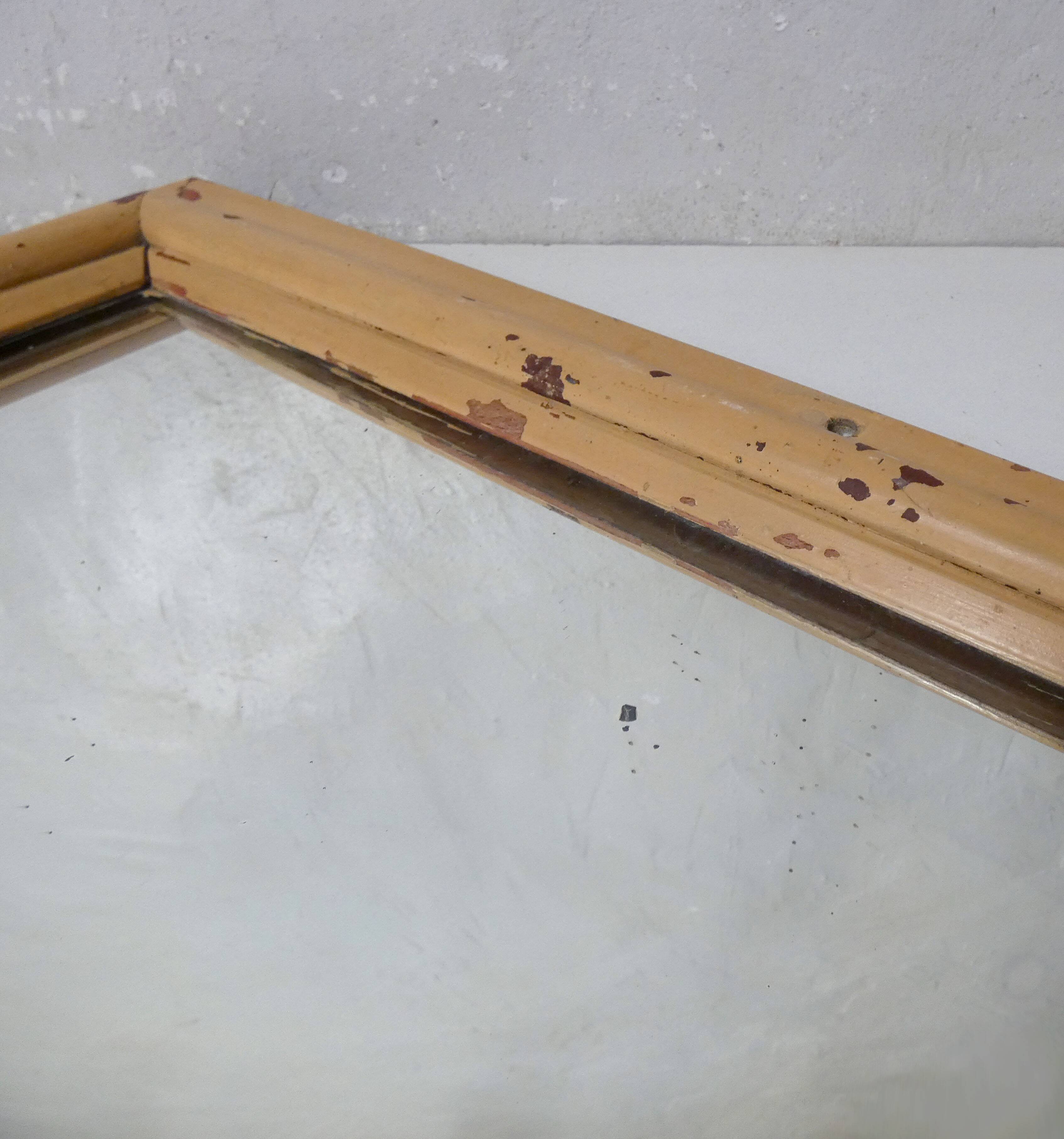 Miroir vintage en bois peint