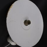 Enamelled metal wall