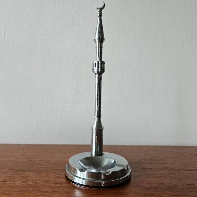 Rare Midcentury Model Eger Minaret Ashtray, Hungary, 1970s