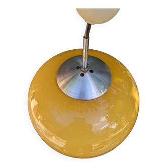 Vintage ball chandelier 70s Space age design.