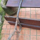 Cast iron garden bench