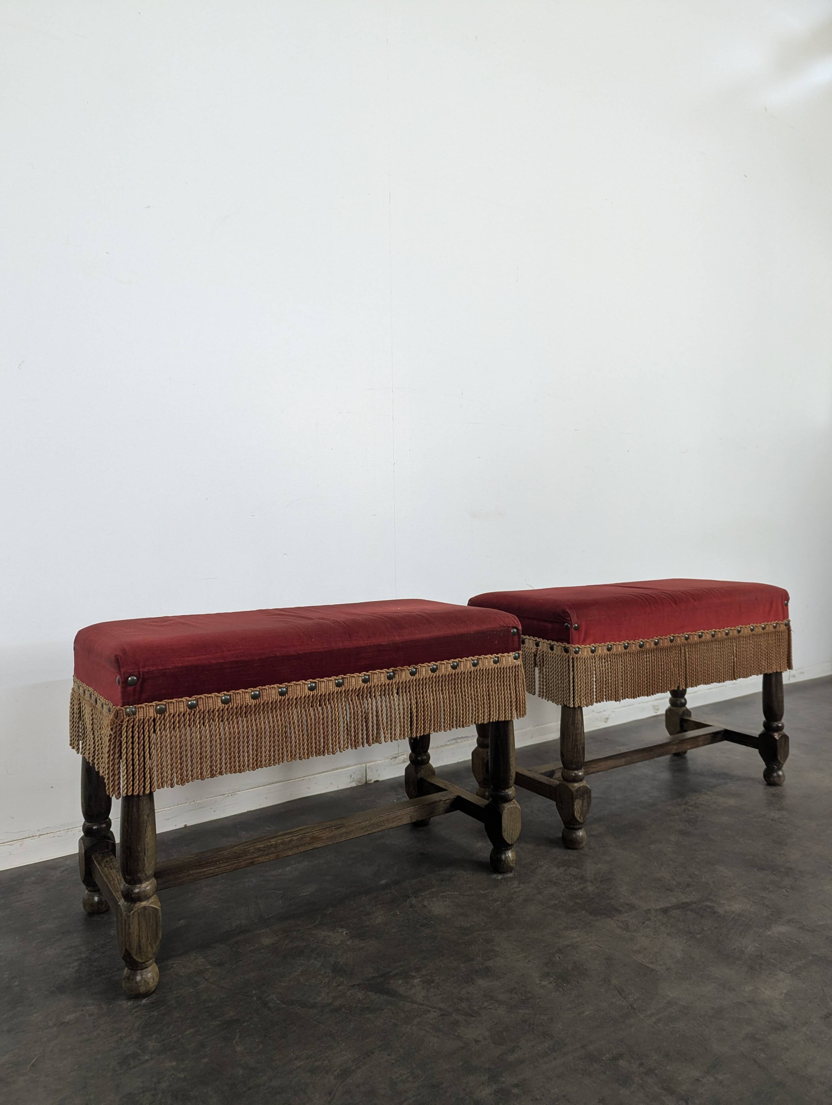 Pair of ottoman stools