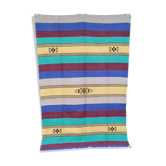 Tapis berbère marocain fait main multicolore 140 x 225 cm