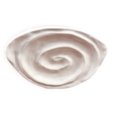 Porcelain, hand-formed Shell vase, Sandra Rich, Germany, 1990s.