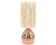 Ceramic lamp by Georges Pelletier, raffia lampshade