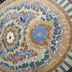 Table de jardin en mosaïque, années 50, artisan de la Drôme