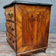 Curved chest of drawers Louis XV period in precious wood marquetry around 1750