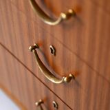 Scandinavian high sideboard with central drawers