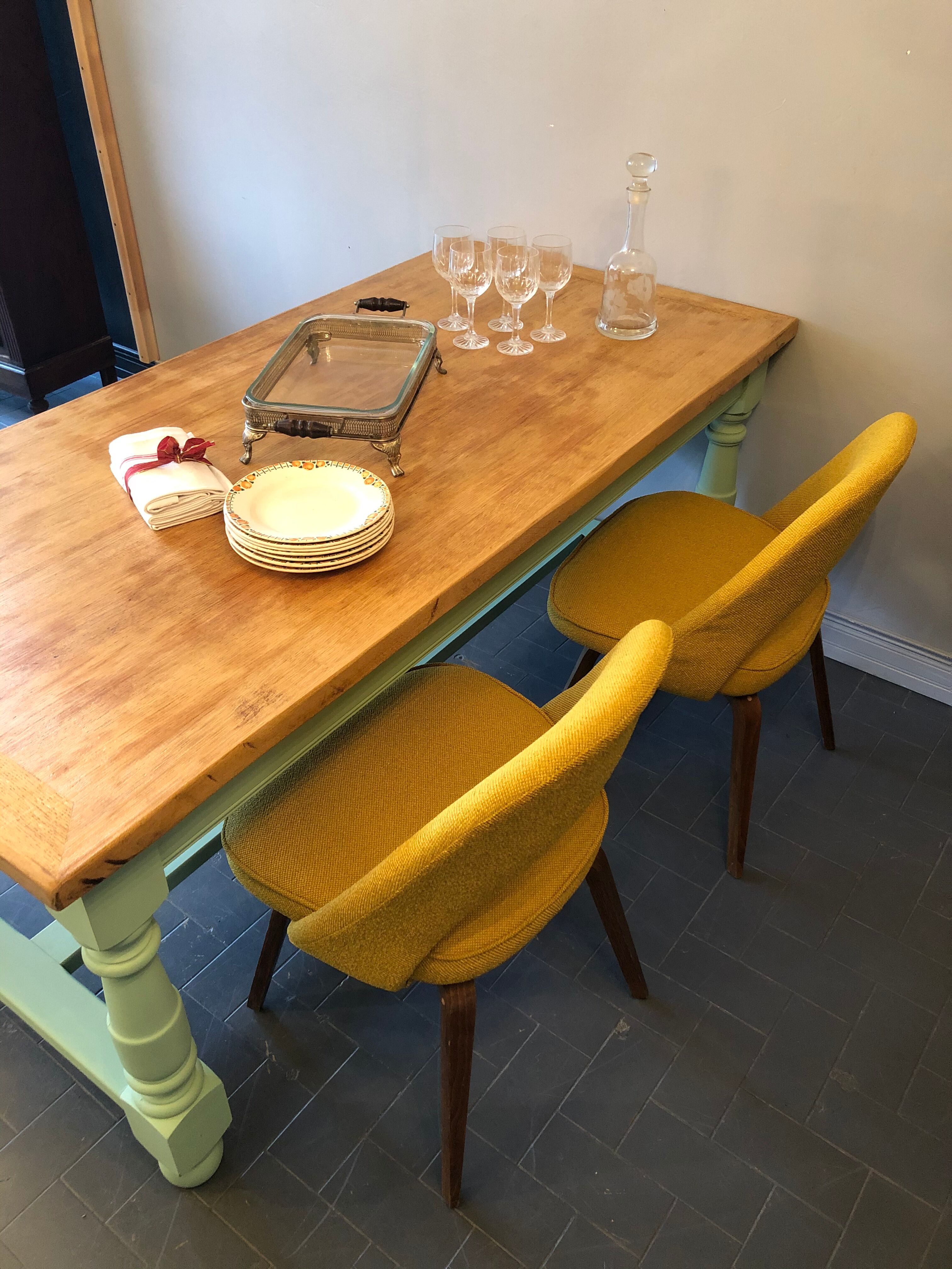 Old farm table