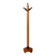 Porte-manteau crayon XL vintage années 1980 en bois, style Memphis, Italie, par Artema