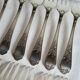 12 silver-plated dessert forks Guildar