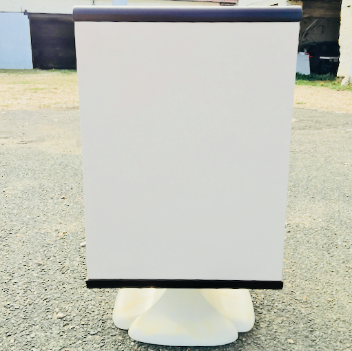 White chest of drawers Gautier 1973 foot Tulip