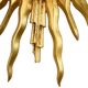 Large Wooden Sun Mirror Sunburst Butler Mirror Gold Witch Eye