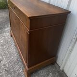 Commode Louis-Philippe en Ronce de Noyer – Fin XIXe