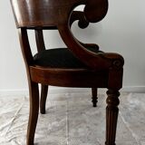 Mahogany restoration armchair