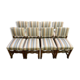 Set of 8 Renaissance style oak chairs