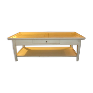 Table basse blanche