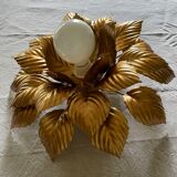 Ceiling lamp or golden flower sconce