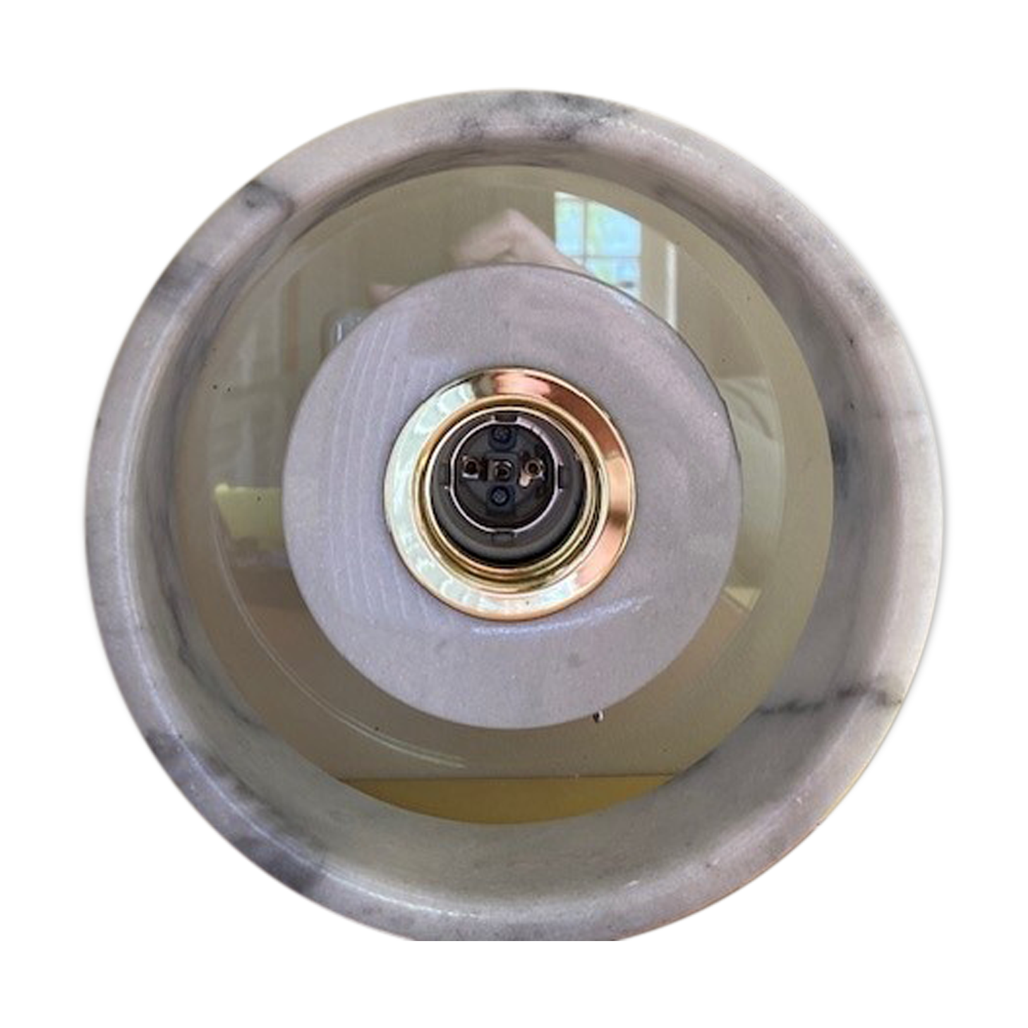 Tom Dixon wall lamp in marble and brass