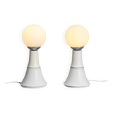 Pair of bedside lamps, circa 1970