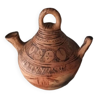 Ancient Berber gargoulette pottery.