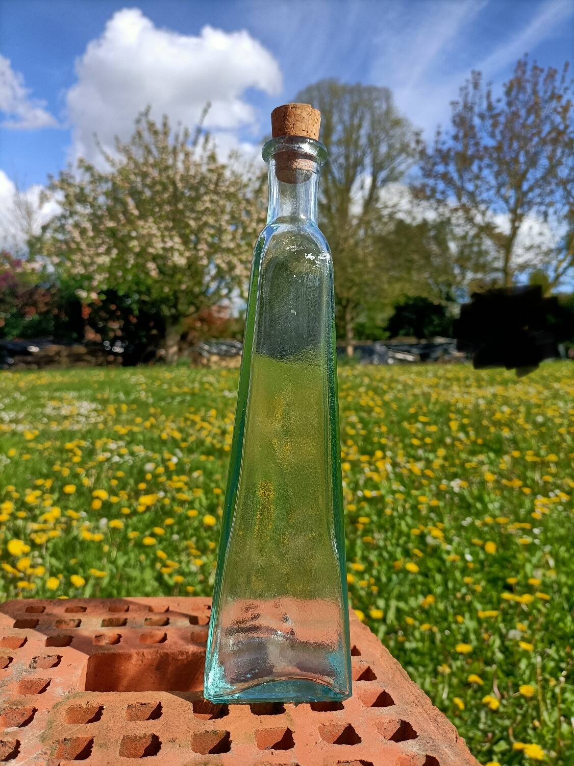 Glass carafe - Vintage -