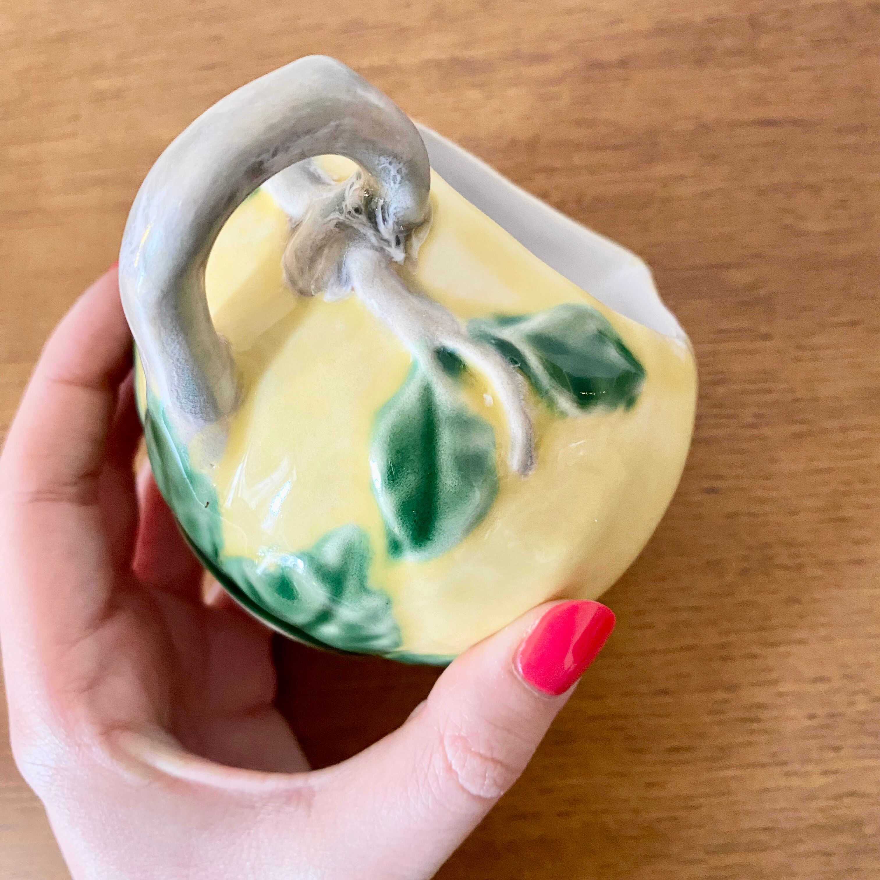 Small vintage ceramic pitcher