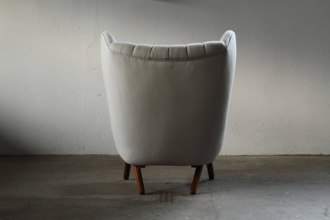 Pair of vintage Svend Skipper “Model 91” lounge chairs, Denmark, 1960s