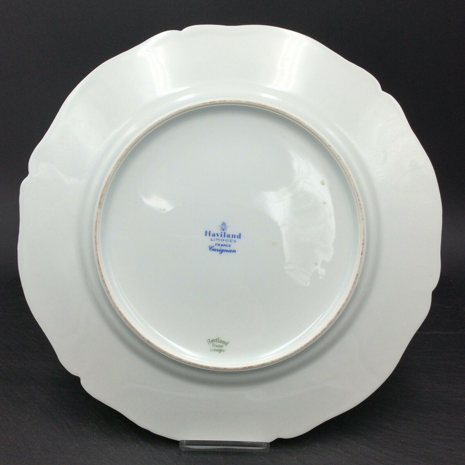 Haviland limoges plate model carignan porcelain