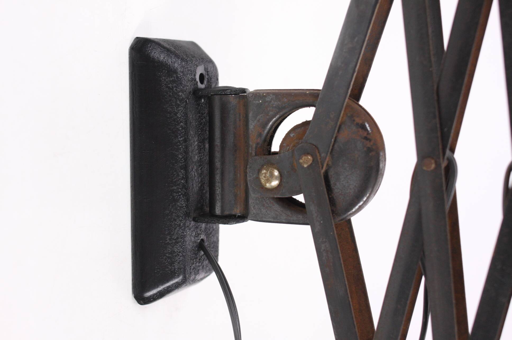 Lampe accordéon industrielle Bometal