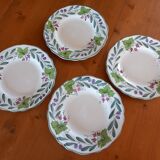 4 salad plates, dessert Fortebraccio Italy