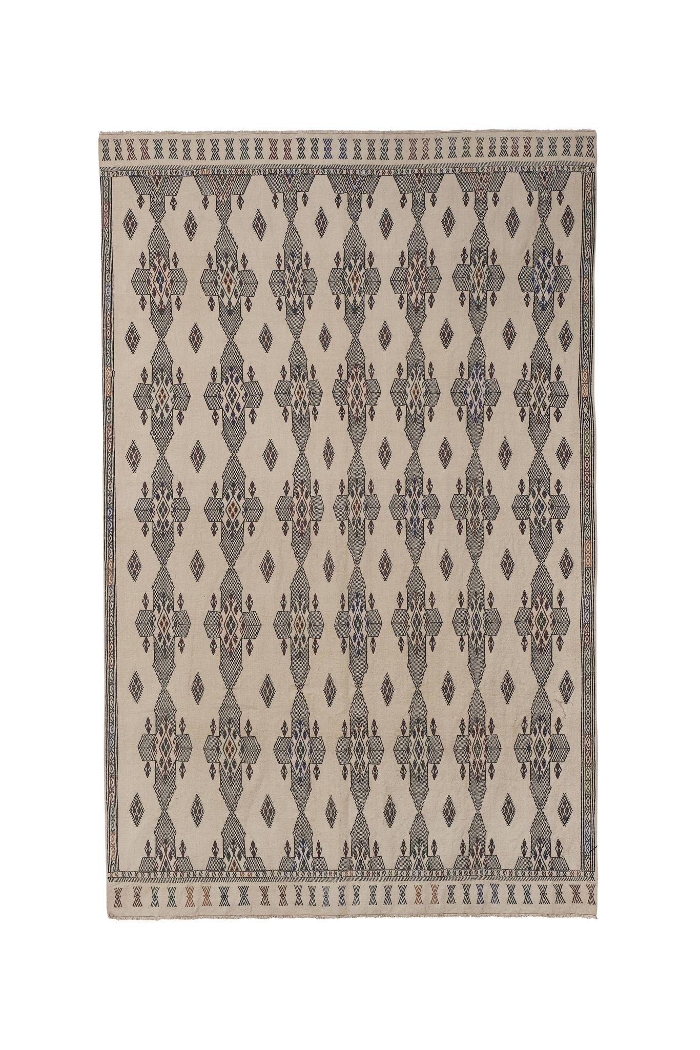 Tapis floral kilim 180x282 cm