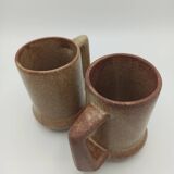 Stoneware mugs, 70s