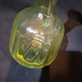 Old carafe yellow uralin