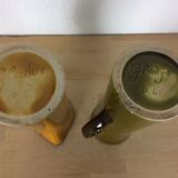 Pair of vases or pitcher Gladys by Claude Paci, Vallauris