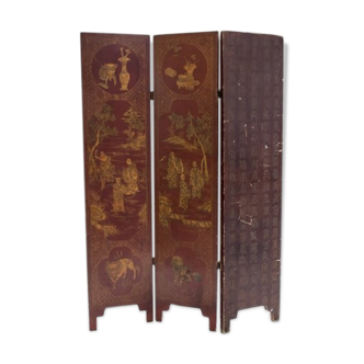 Paravent a quatre feuilles du japon, époque Meiji (1868-1912)