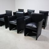 Set of six  Break 401 armchairs by Mario Bellini for Cassina