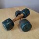 Vintage dumbbells 2.5 kg