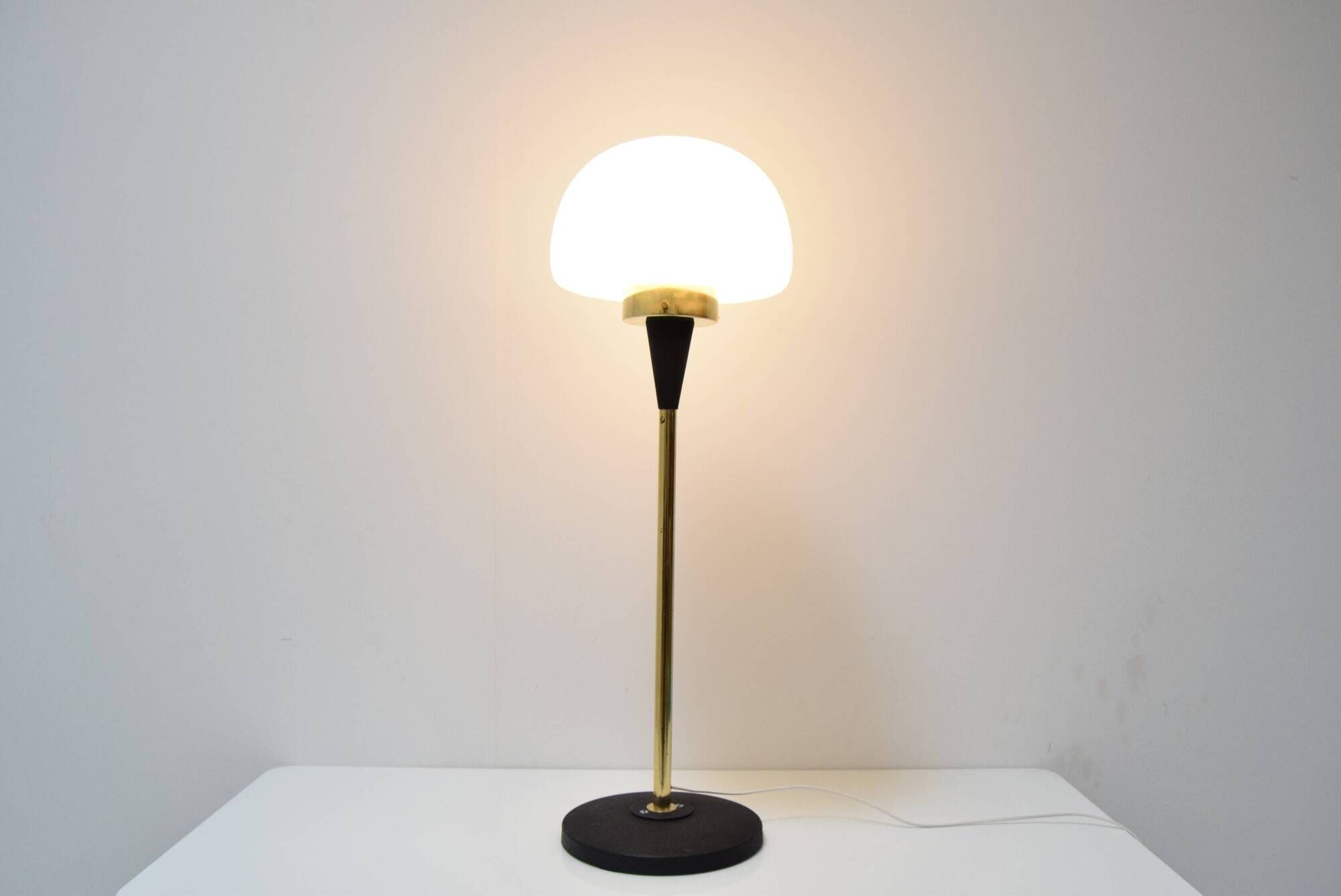 Vintage floor lamp designed by jaroslav bejvl for lidokov,1960's.