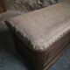 Antique French oak storage bench / blanket box, 1800–1850