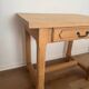 Small oak farmhouse table