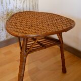 Table tripod pick, rattan