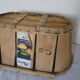 Old wood storage basket
