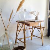 Vintage rattan desk
