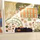 Large contemporary collage inspired by Giverny (Claude Monet) – 158 × 116 cm