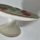 Plate on a pedestal in strawberry slip