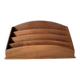 Large letter rack, wooden mail rack