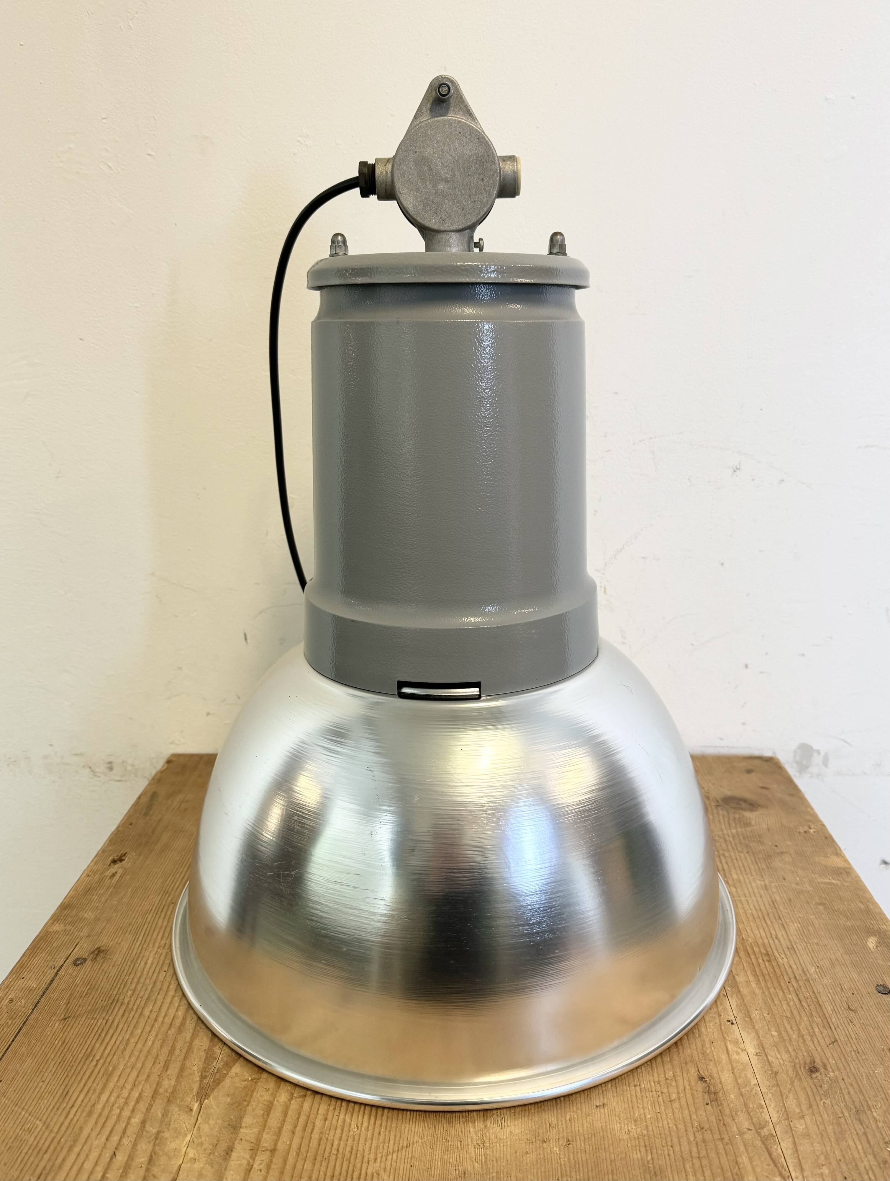 Industrial Italian Aluminium Pendant Lamp from Fael Luce, 1970s