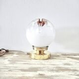 Murano globe table lamp